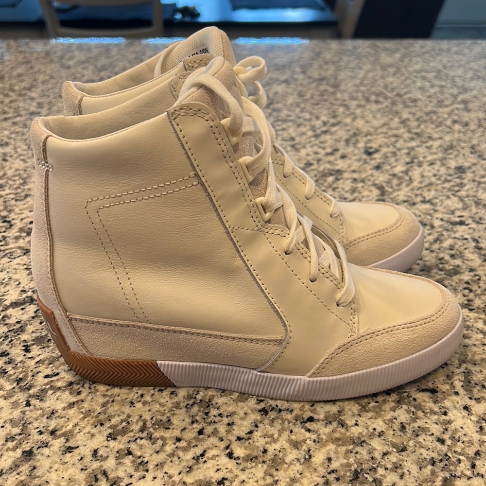 SOREL Women's Out 'N About Wedge Boots — Sea Salt, Gum 2